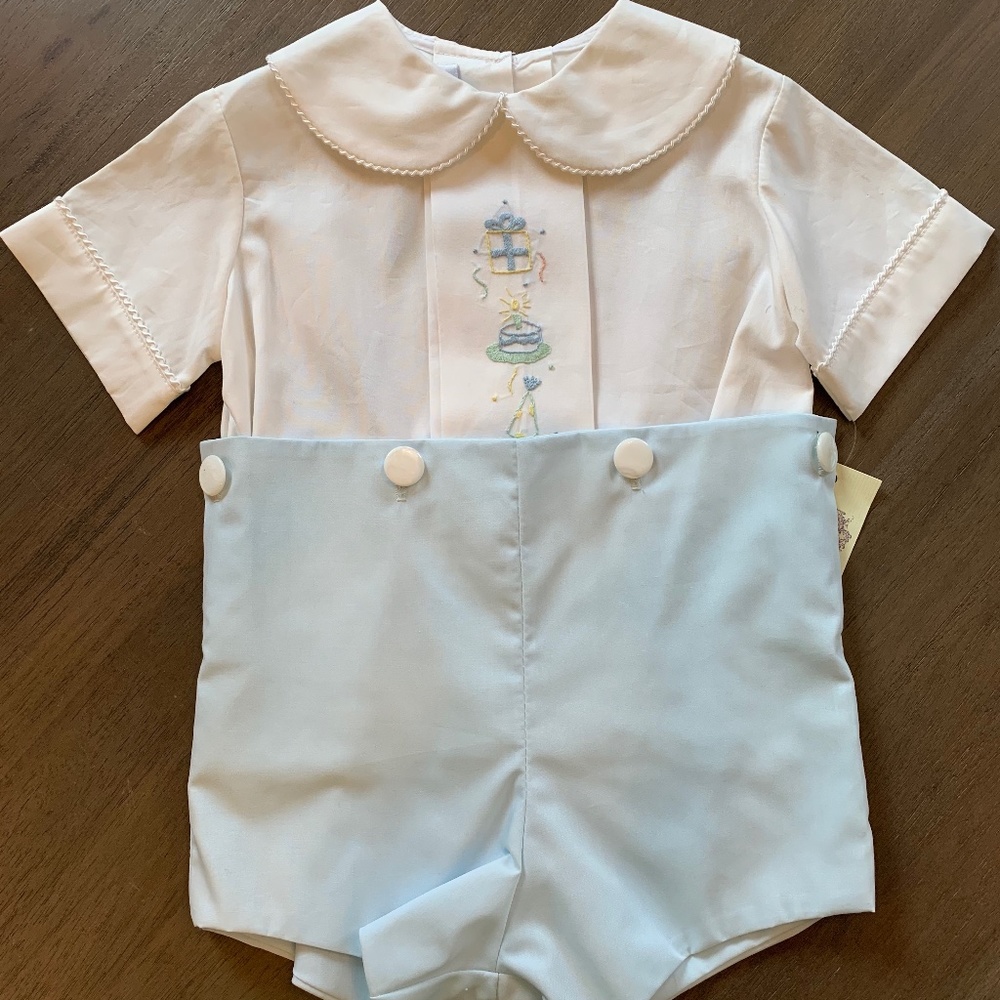 New Mela Wilson Boy's 2pc John John Cars Birthday